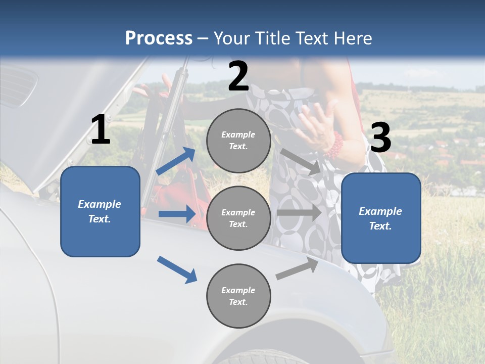 Beauty Car Road PowerPoint Template