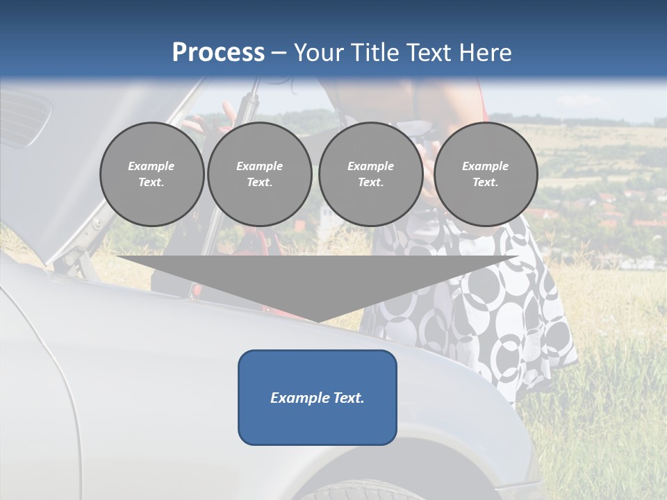 Beauty Car Road PowerPoint Template