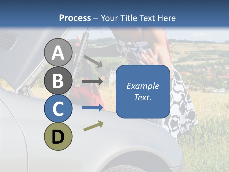 Beauty Car Road PowerPoint Template