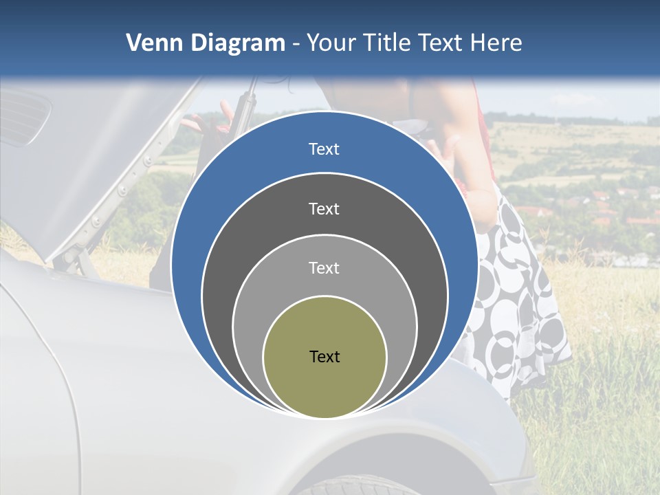 Beauty Car Road PowerPoint Template