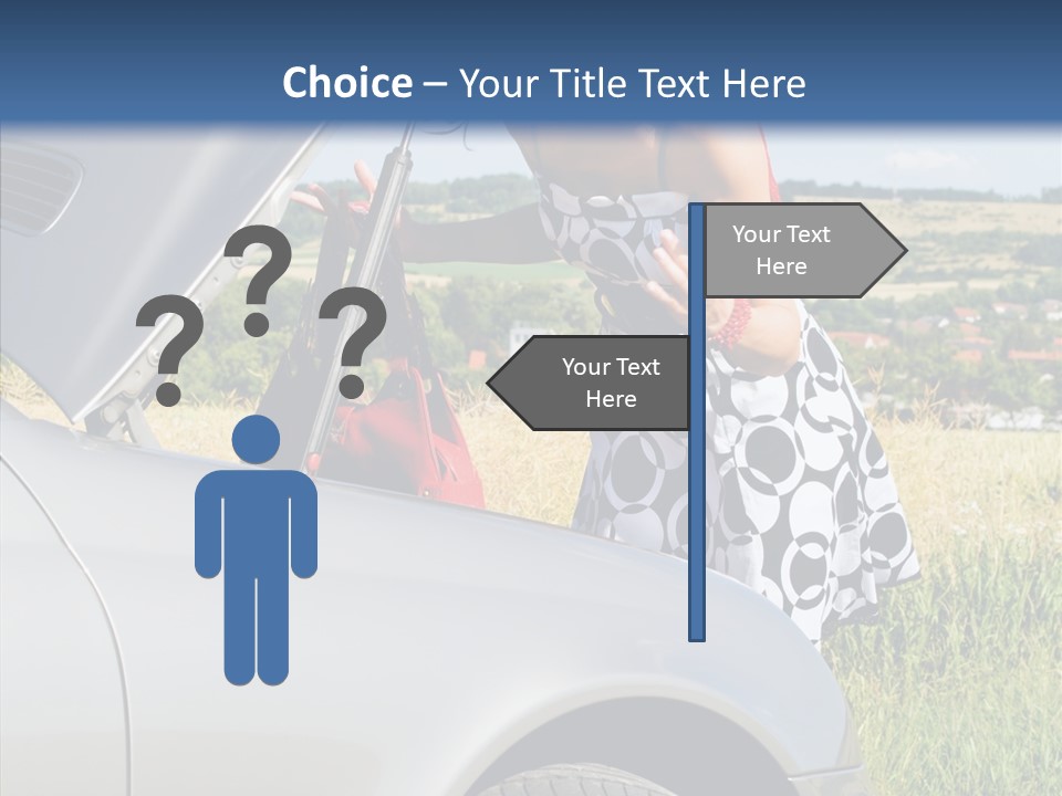 Beauty Car Road PowerPoint Template