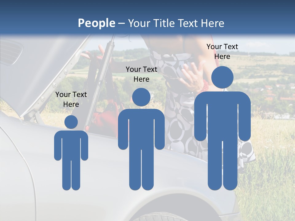 Beauty Car Road PowerPoint Template