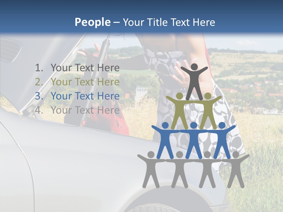 Beauty Car Road PowerPoint Template