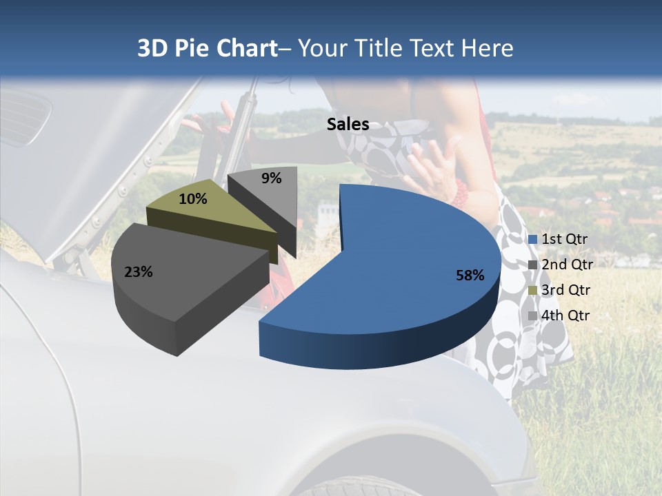 Beauty Car Road PowerPoint Template