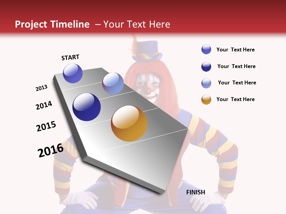 Happy Bow Balloon PowerPoint Template