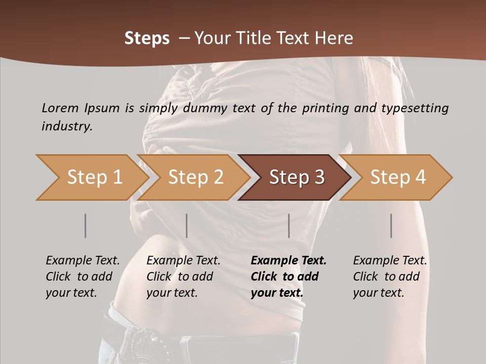 Skin Hairstyle Music PowerPoint Template