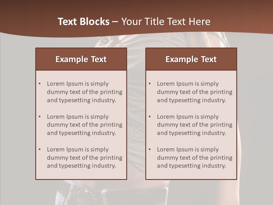 Skin Hairstyle Music PowerPoint Template
