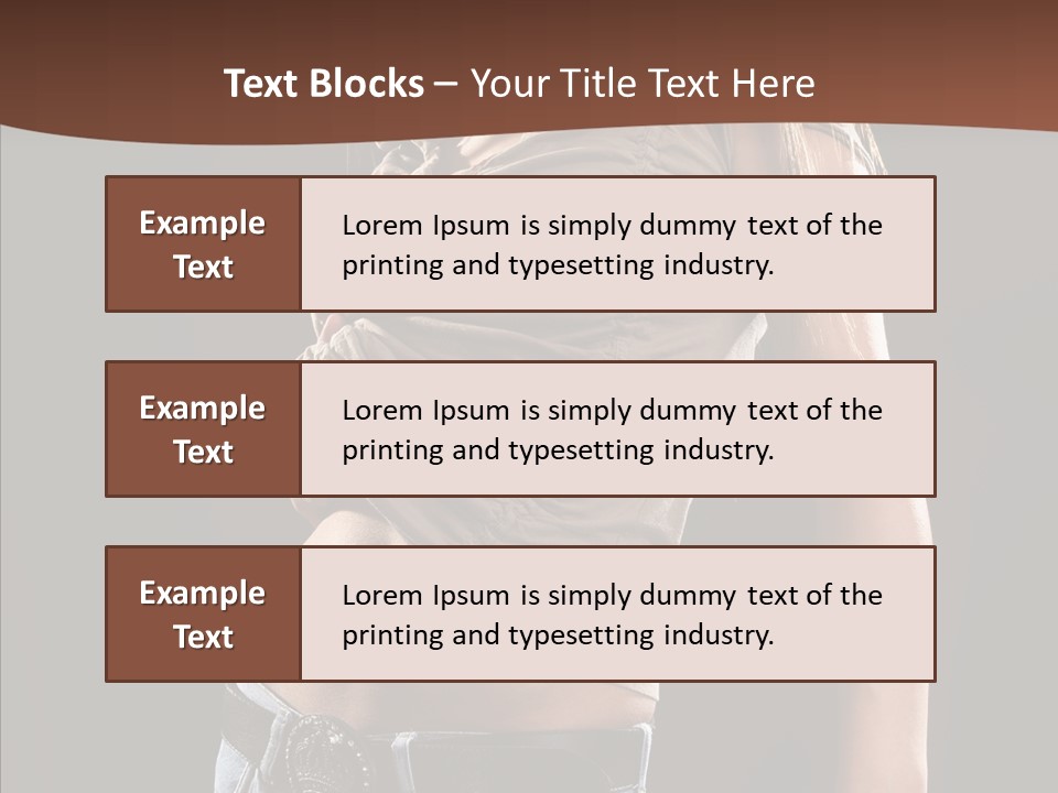 Skin Hairstyle Music PowerPoint Template