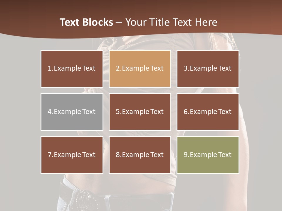 Skin Hairstyle Music PowerPoint Template