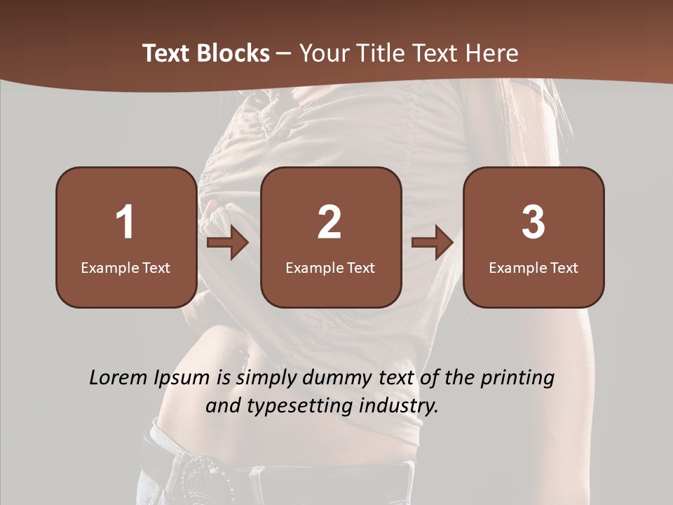 Skin Hairstyle Music PowerPoint Template