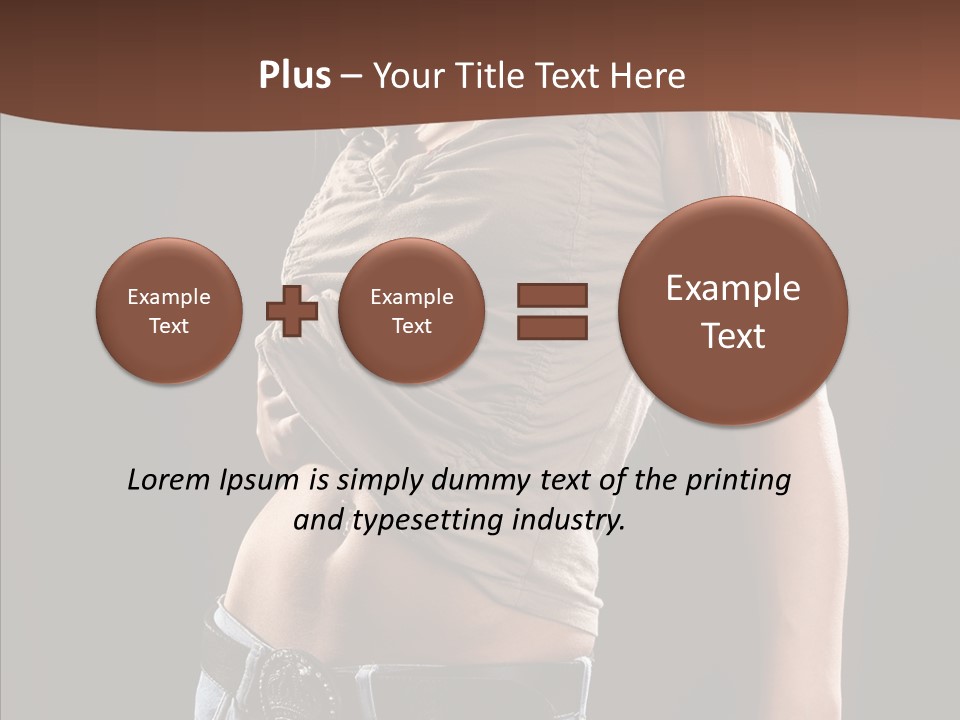 Skin Hairstyle Music PowerPoint Template