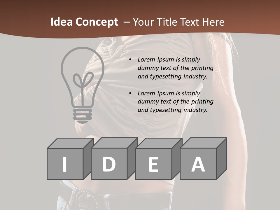 Skin Hairstyle Music PowerPoint Template