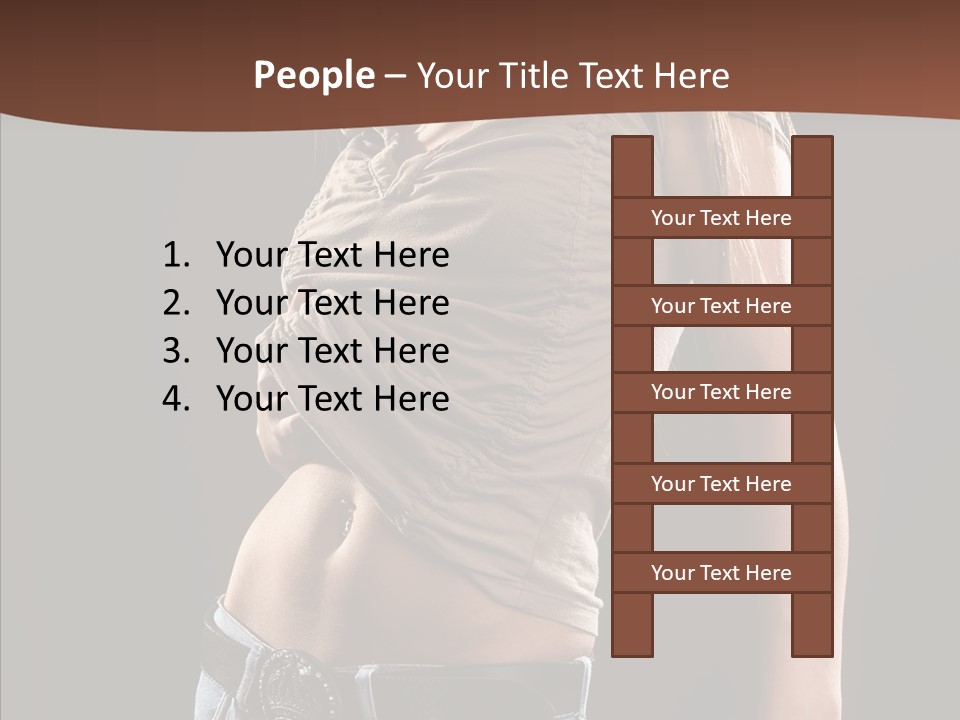 Skin Hairstyle Music PowerPoint Template