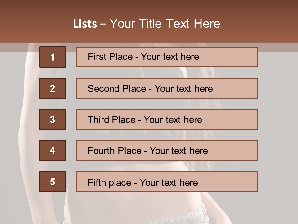 Distinctive Attractive Make Up PowerPoint Template
