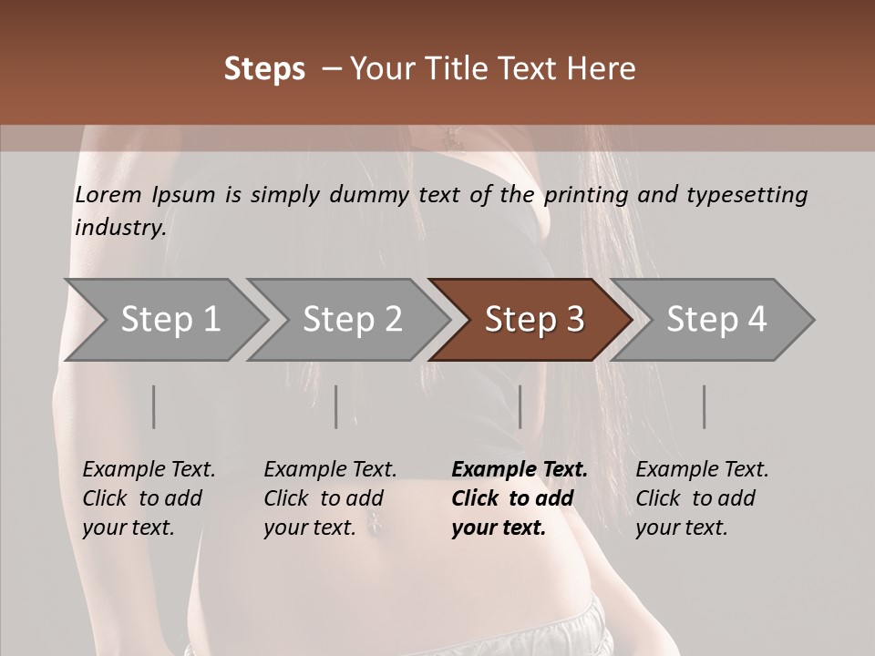 Distinctive Attractive Make Up PowerPoint Template