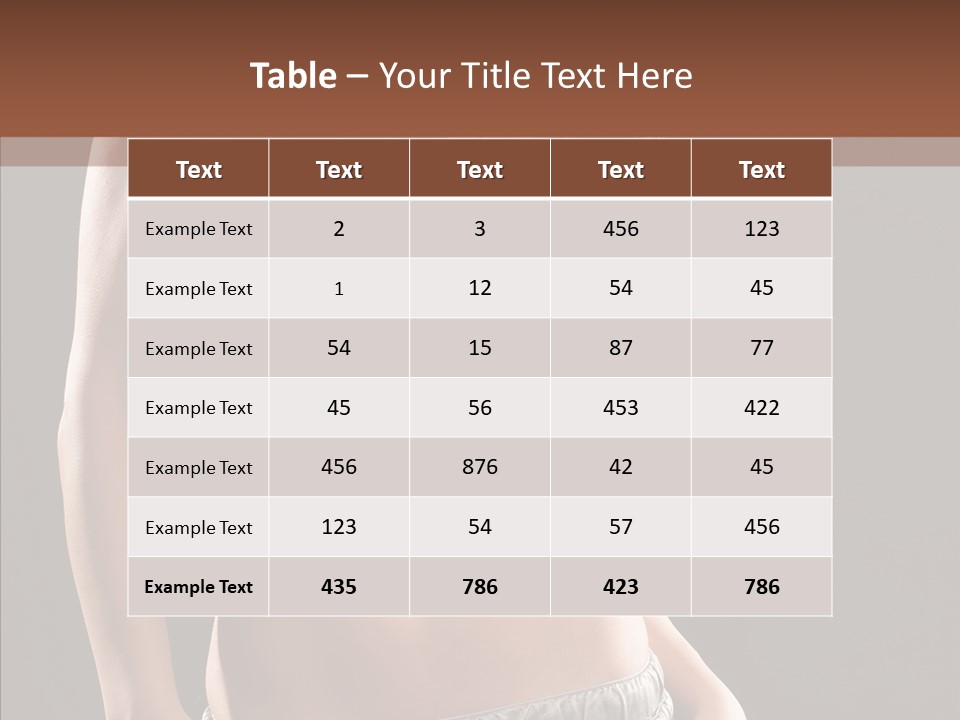 Distinctive Attractive Make Up PowerPoint Template