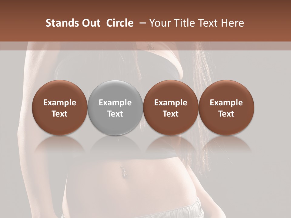 Distinctive Attractive Make Up PowerPoint Template