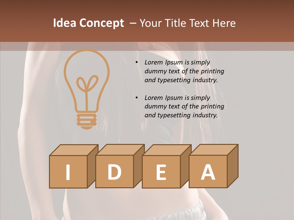 Distinctive Attractive Make Up PowerPoint Template