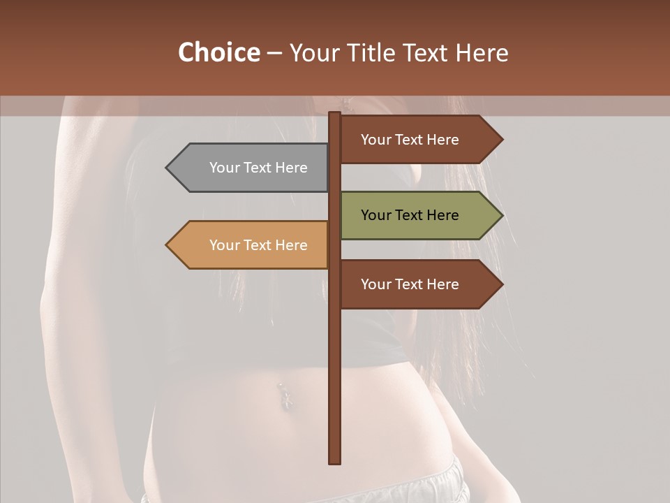 Distinctive Attractive Make Up PowerPoint Template