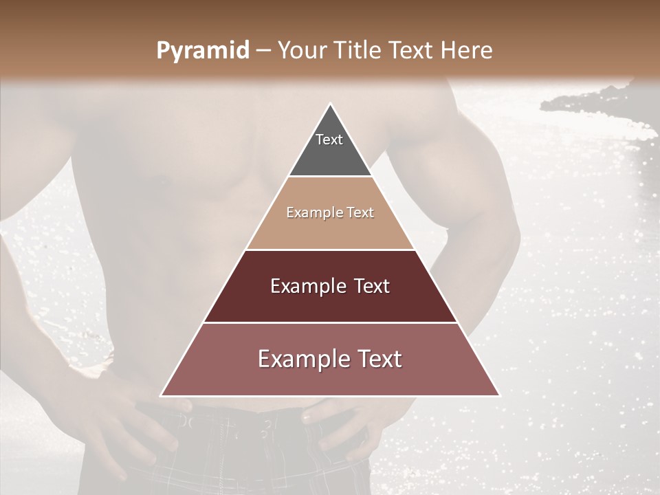 Torso Guy Swim PowerPoint Template