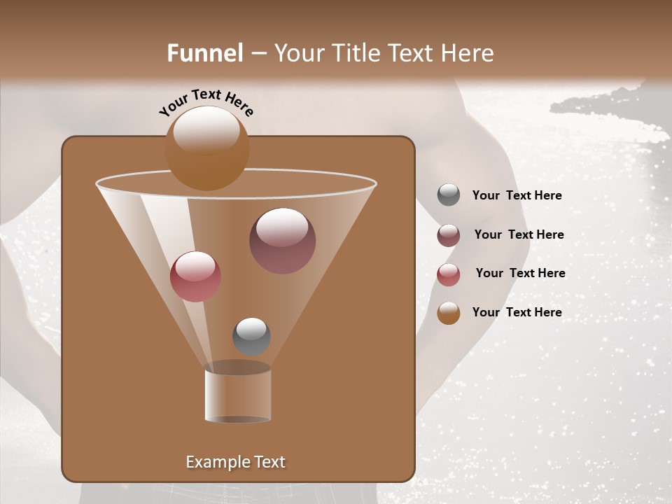 Torso Guy Swim PowerPoint Template