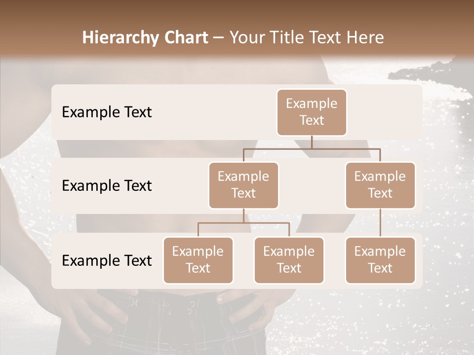 Torso Guy Swim PowerPoint Template