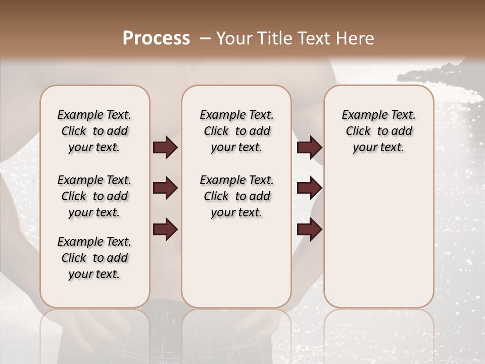 Torso Guy Swim PowerPoint Template