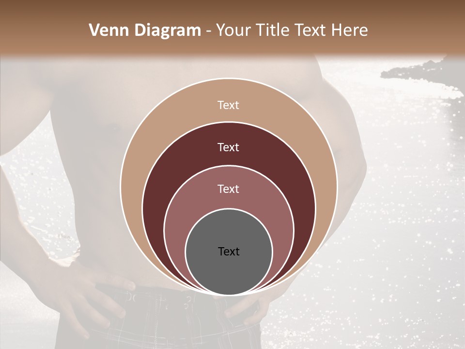 Torso Guy Swim PowerPoint Template