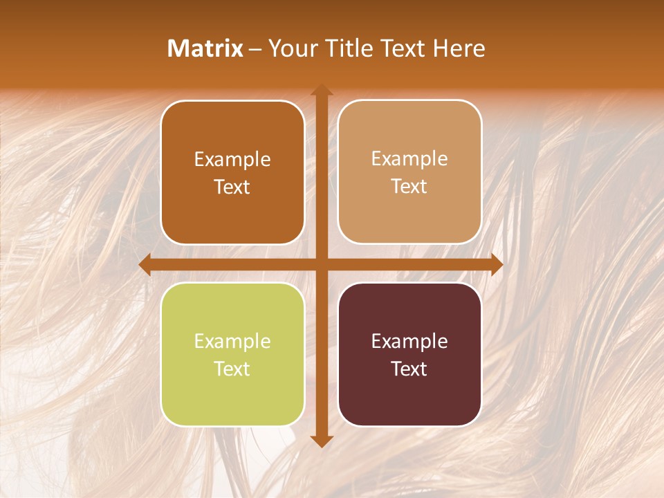 Pose Eye Hairstyle PowerPoint Template