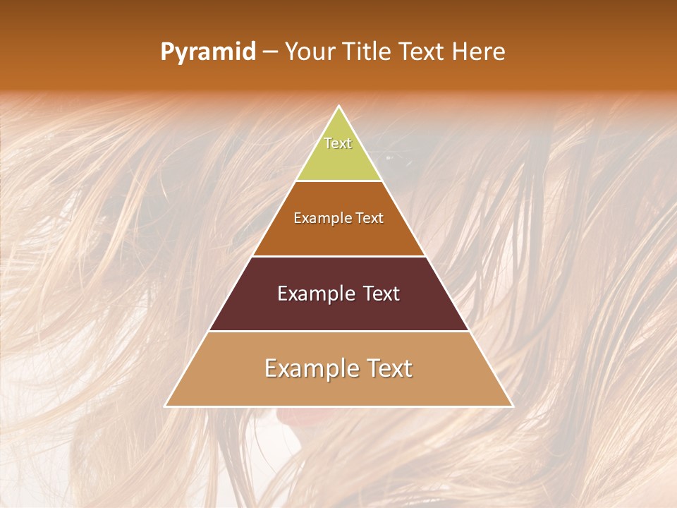 Pose Eye Hairstyle PowerPoint Template