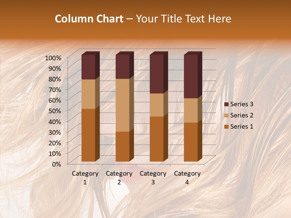 Pose Eye Hairstyle PowerPoint Template