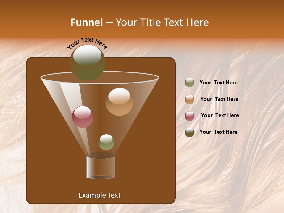 Pose Eye Hairstyle PowerPoint Template