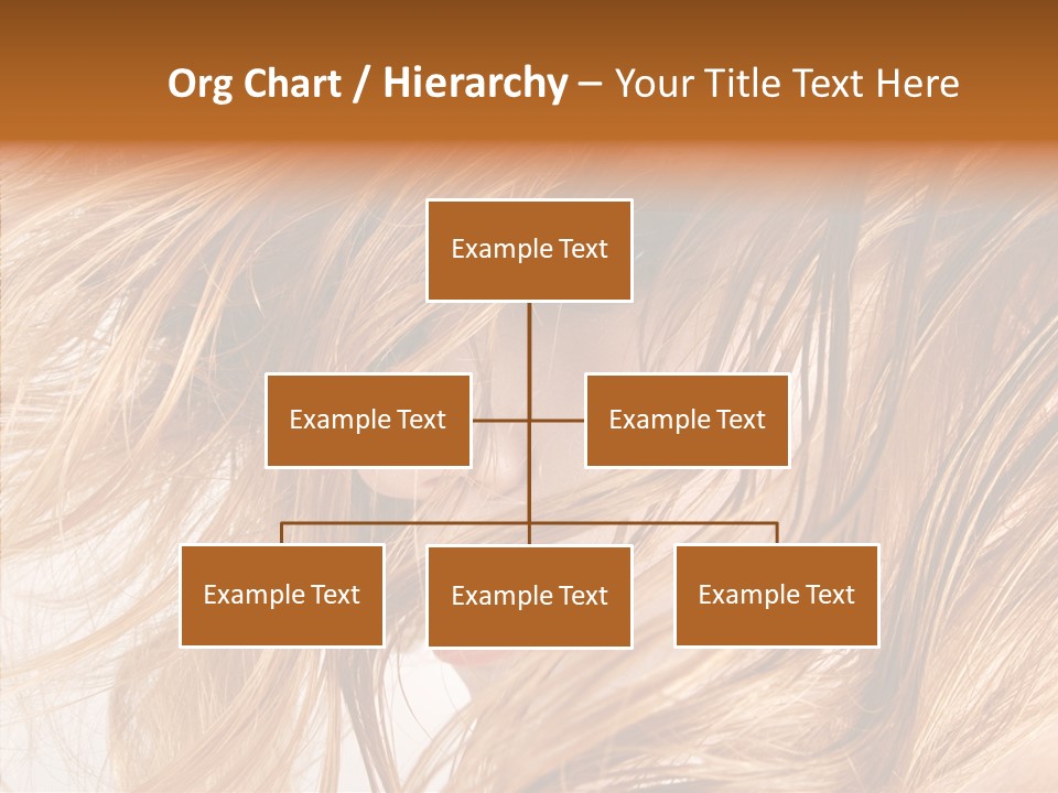 Pose Eye Hairstyle PowerPoint Template