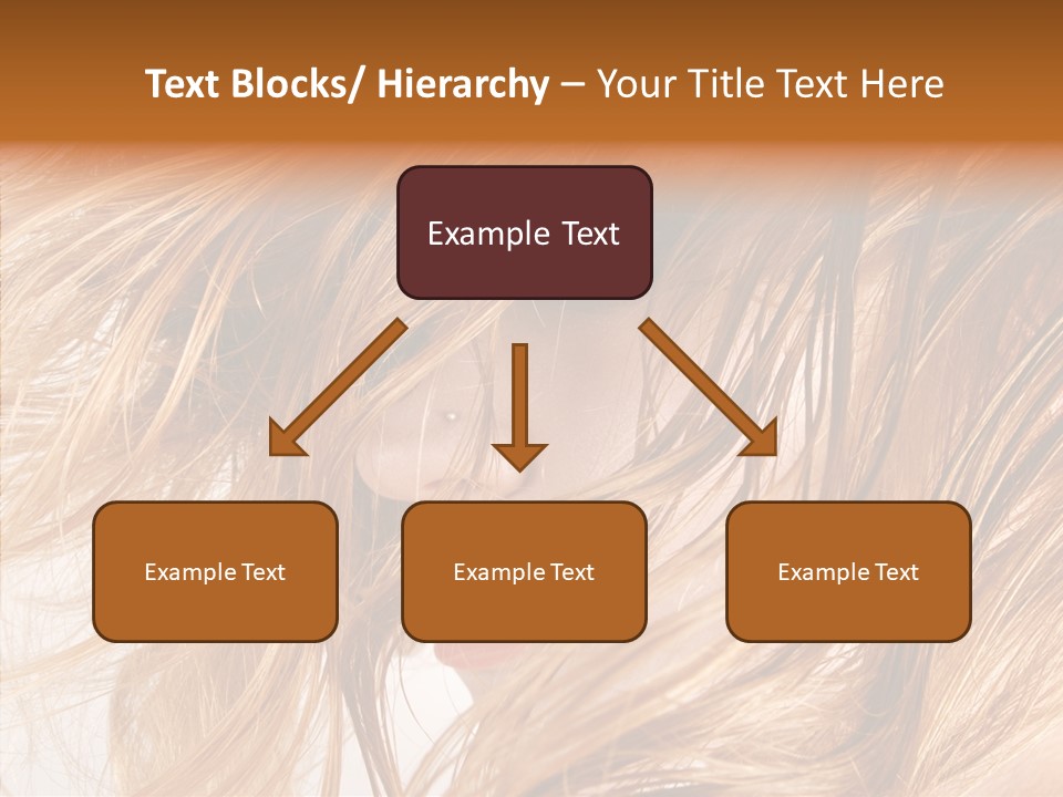 Pose Eye Hairstyle PowerPoint Template