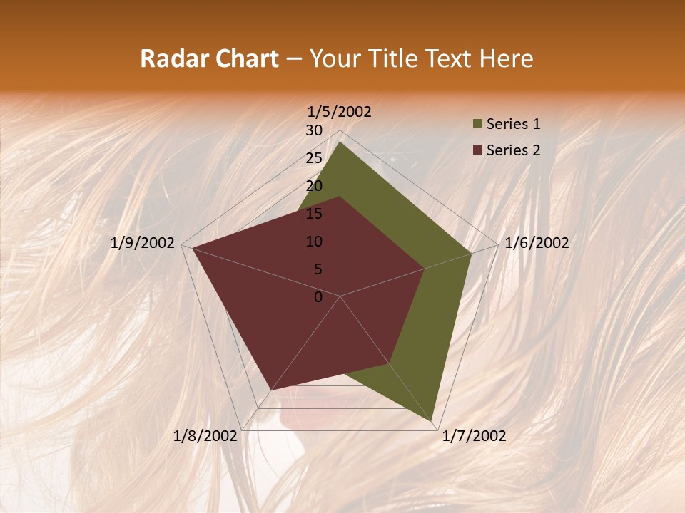 Pose Eye Hairstyle PowerPoint Template