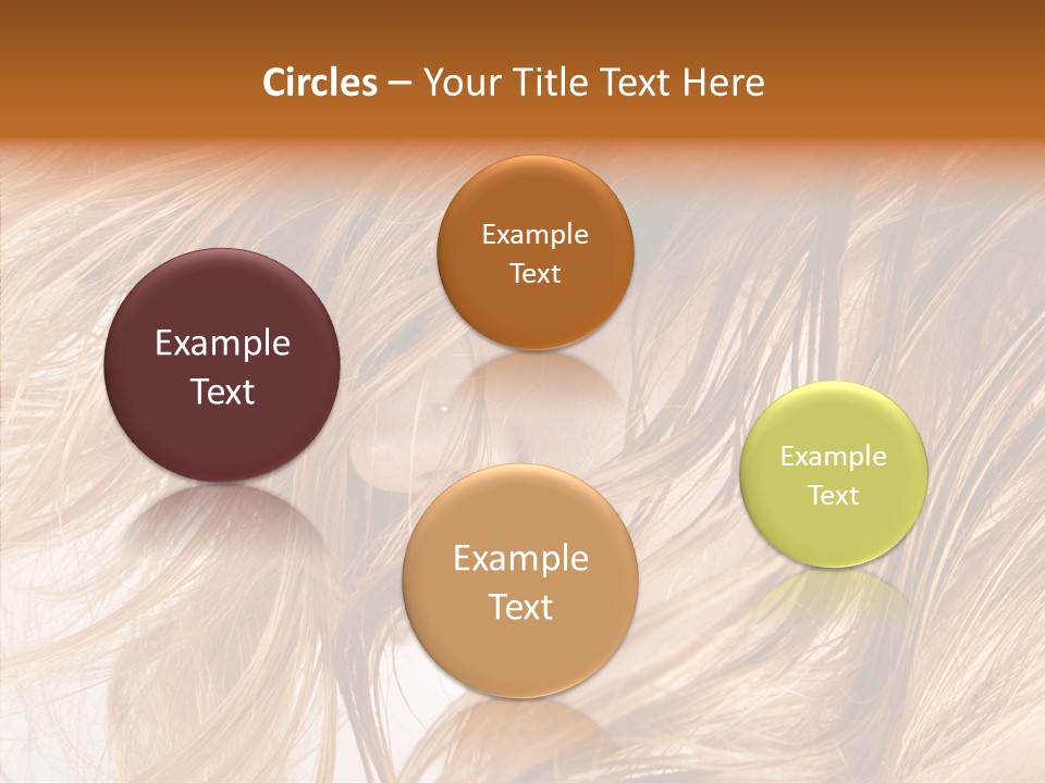 Pose Eye Hairstyle PowerPoint Template