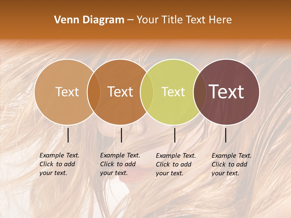 Pose Eye Hairstyle PowerPoint Template