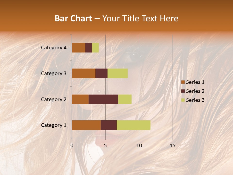 Pose Eye Hairstyle PowerPoint Template
