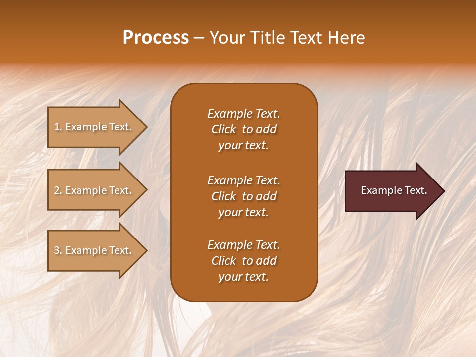Pose Eye Hairstyle PowerPoint Template