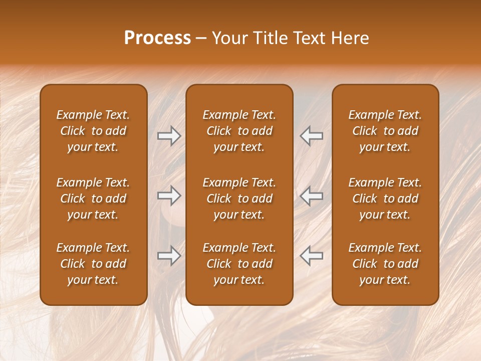 Pose Eye Hairstyle PowerPoint Template
