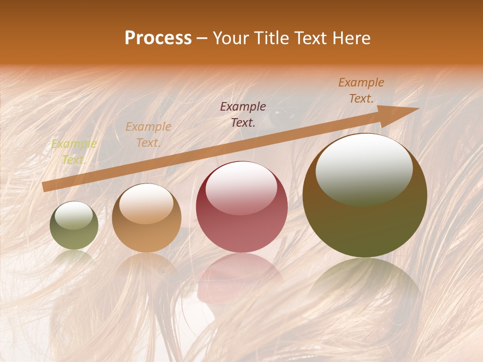 Pose Eye Hairstyle PowerPoint Template