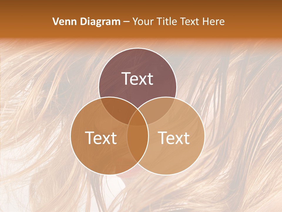 Pose Eye Hairstyle PowerPoint Template