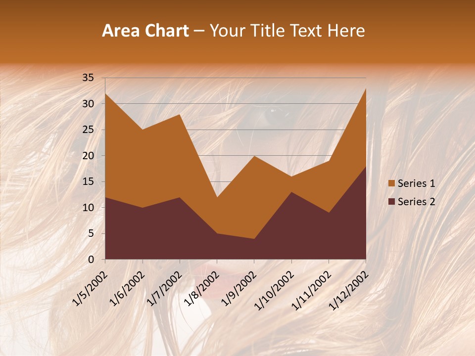 Pose Eye Hairstyle PowerPoint Template