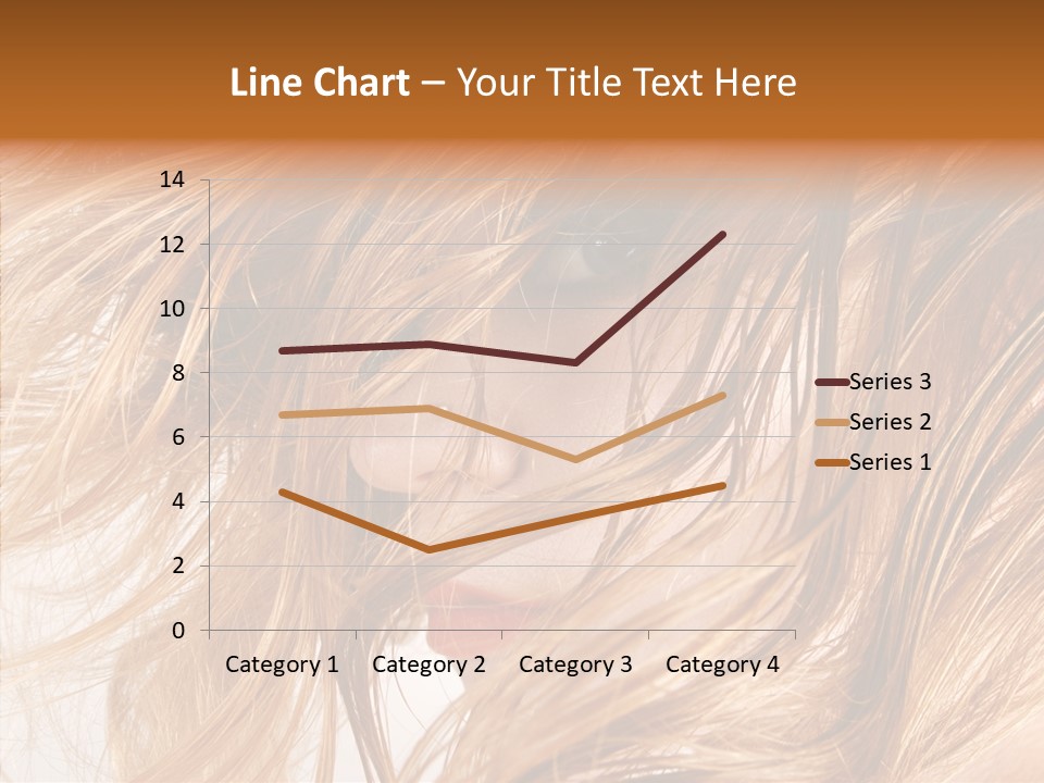 Pose Eye Hairstyle PowerPoint Template