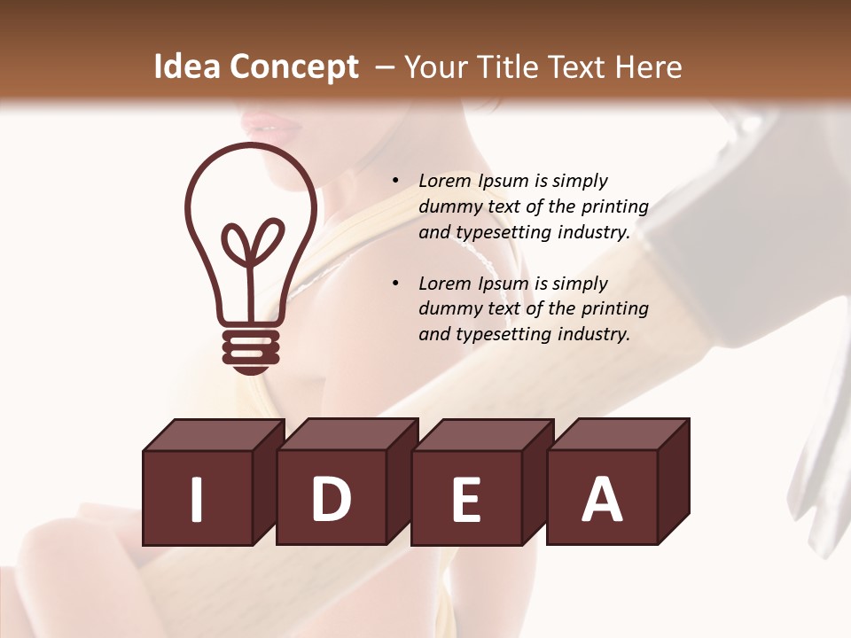 Concept One White PowerPoint Template