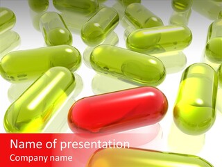 Cure Capsules Dosage PowerPoint Template