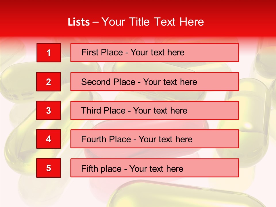 Cure Capsules Dosage PowerPoint Template