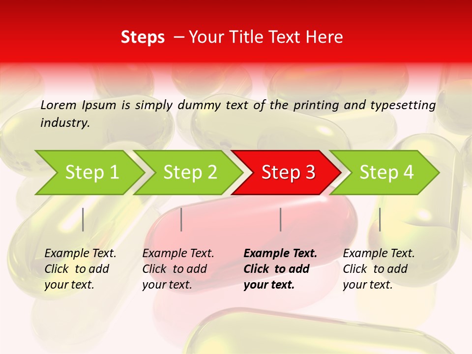 Cure Capsules Dosage PowerPoint Template