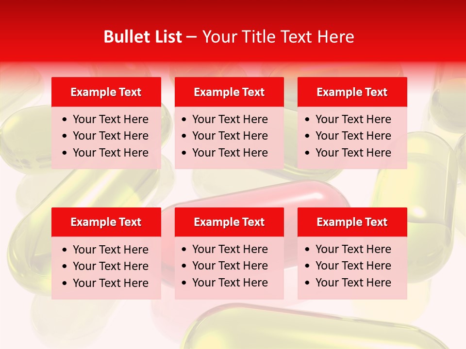 Cure Capsules Dosage PowerPoint Template
