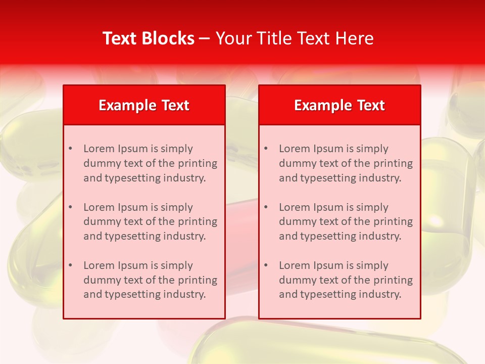 Cure Capsules Dosage PowerPoint Template
